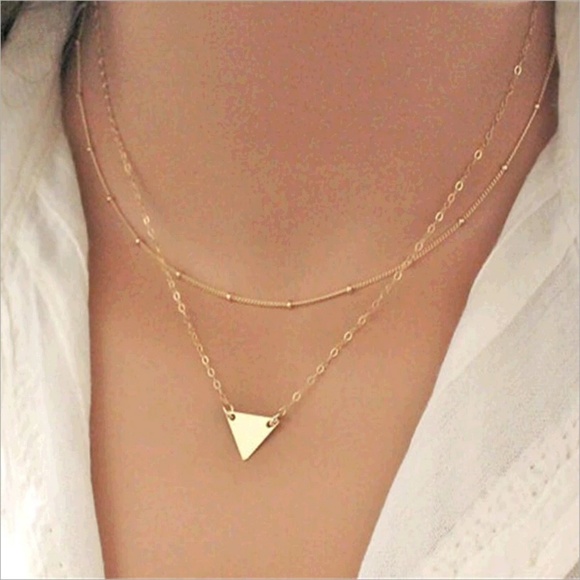 Jewelry - Multi Layer Triangle Necklace